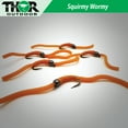 thumbnail image 3 of Thor Outdoor 9 Pc Squirmy Wormy Set, Tan-White-Olive Size #10 - Barbless Wet Worm Fly Fishing Flies for Trout, Panfish, Bass, 3 of 8