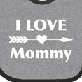 thumbnail image 4 of Inktastic I Love Mommy Boys or Girls Baby Bib, 4 of 4