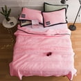thumbnail image 3 of Hiroekza Throw Conditioning Blanket Solid Color Cool Double Blanket Vacuum Solid Color Summer Cool Blanket Mauve, 3 of 4