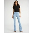 thumbnail image 3 of Sofia by Sofia Vergara Women's and Women's Plus Melisa Flare High Rise Pull On Jeans, 30.5", 32.5" and 34.5" Inseams, Sizes 0-28, 3 of 5