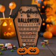 thumbnail image 5 of 2025 Halloween Advent Countdown Calendar Diy Moving Wooden Block/number, Halloween Home Decor Holiday Ornament Desk Decoration Gift, 5 of 5