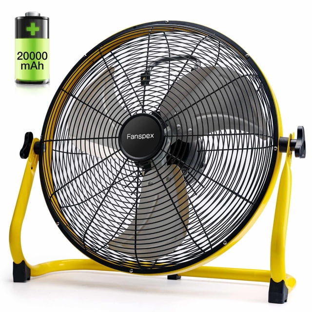Ventilador de piso recargable Fanspex 12 de 16 pulgadas