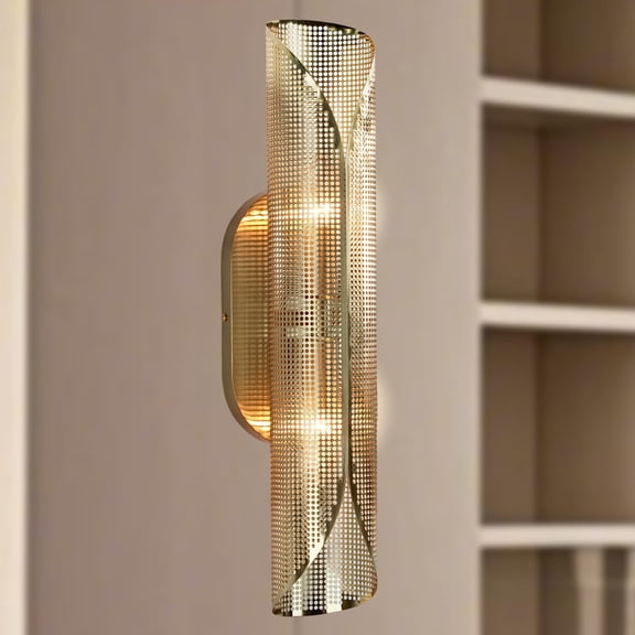 Curl Perforated Sconce (2- Light)
