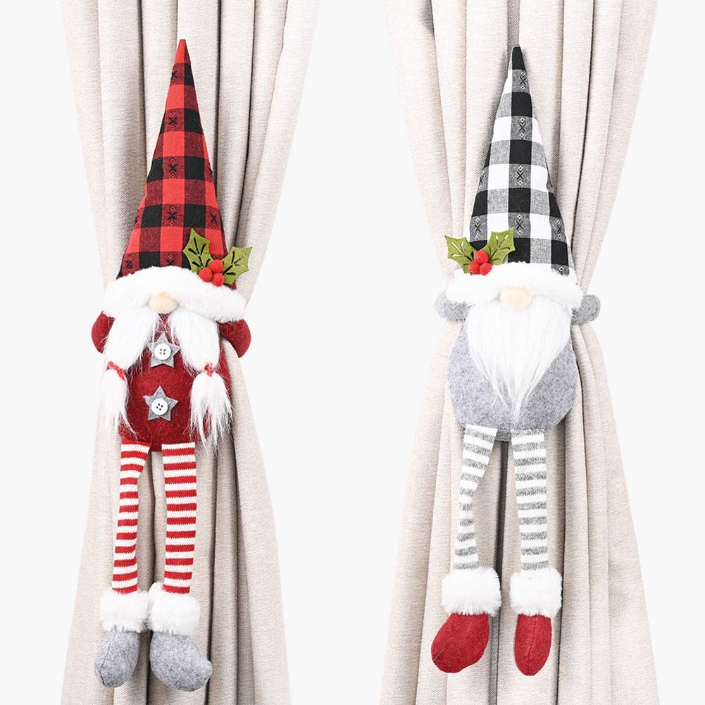 Christmas Curtain Buckle Tieback, Curtain Tiebacks for Xmas Home Decor