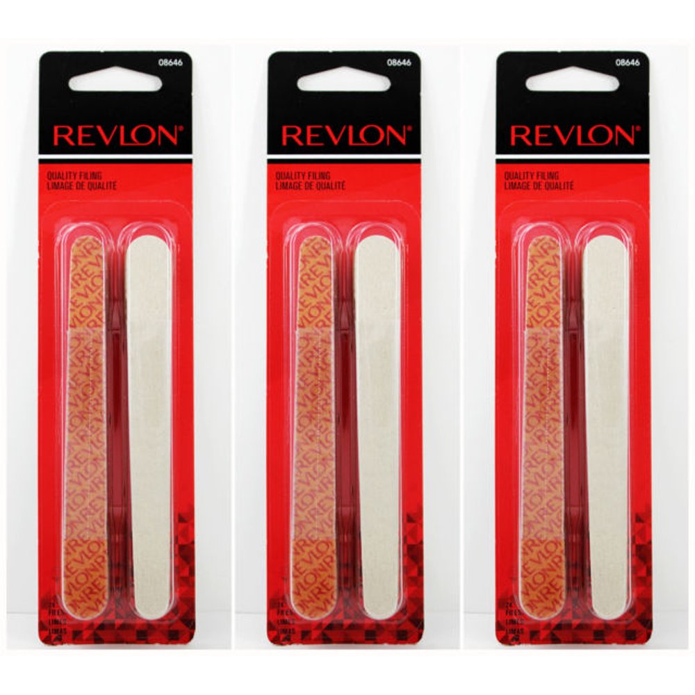 Revlon 10, 20, & 30Count Compact Emery Boards Travel Size Beauty Tool
