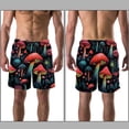 thumbnail image 3 of luoweisi Men's Beach Shorts Quick Dry Swim Trunks with Mesh Lining Mushroom S, 3 of 5