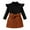 Black, variant on Girls Outfit Set Girls Sets Toddler Girls Ruffles Long Sleeve Ribbed Knitted Turtleneck T Shirt Tops Solid Bow Tie Skirt Outfits