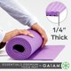 thumbnail image 3 of Gaiam Essentials Estera De Yoga Premium Con Porta Esterilla De Yoga, Color Gris, 72 Pulgadas De Largo X 24 Pulgadas De Ancho X 1/4 Pulgadas De Grosor, 3 of 5