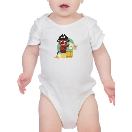 

Pirate Dog With A Treasure Map Bodysuit Infant -Image by Shutterstock 24 Months
