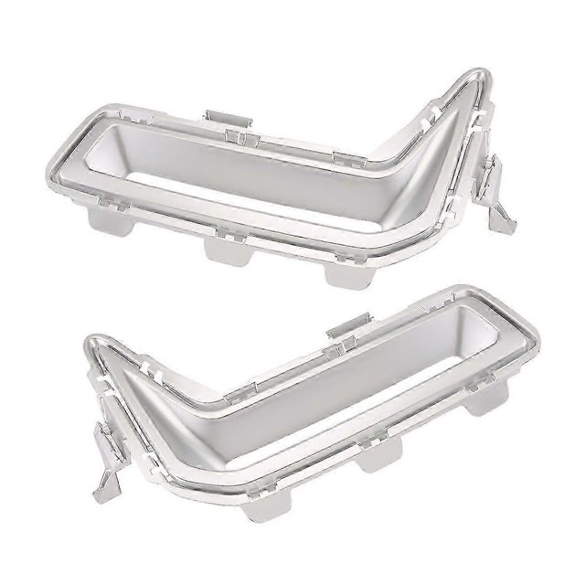 unique High quality1Pair Front Fog Light Lamp Bezel Chrome Trim Cover for X5 G18 2023-2024 Aircurtain Links Silver