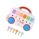 thumbnail image 5 of Juguete de autobús de animales clave juguete musical interactivo apoyo preescolar de aprendizaje juguete para bebés juguete sensorial con música y luz Mango rojo, 5 of 9