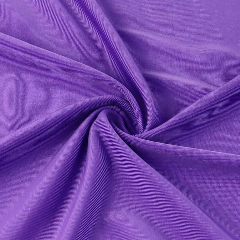 Nylon Spandex Fabric Lycra 4-Way Soft Stretch 60 Wide by the Yard for  Sportswear Yoga Wear Cloth Purple 