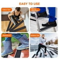 thumbnail image 4 of Anti Slip Stairs Tape,Non Skid Strips for Stairs,Anti-Slip Safety Grip Tape,Adhesive Stair Steps Tape,Non-Slip Outdoor Grip Tape for Treads Floor Stairway Outdoor/Indoor,Black,2 inch x 16.4 feet, 4 of 7