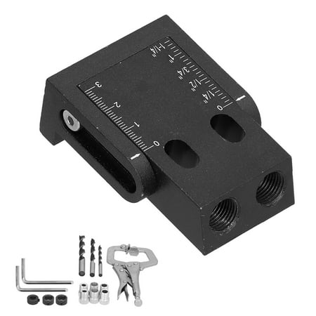 

15 Degree Oblique Hole Puncher Pocket Jig Drill Guide For Angle Drilling Inclined Hole Positioner For General Commercial Use For DIY Home Projects
