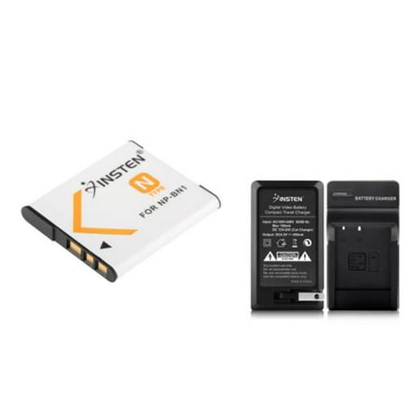 Basic Camera Adapter - Insten NP-BN1 N Type Battery + Car/AC Wall Charger Adapter For Sony Cybershot Camera NPBN1