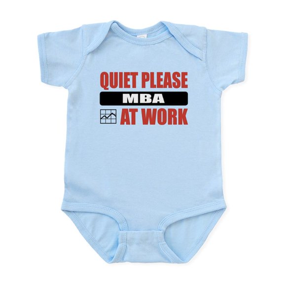 CafePress - MBA Work Infant Bodysuit - Baby Light Bodysuit, Size Newborn - 24 Months