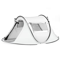 Camping Instant Tent, Easy Setup for Camping Hiking and Outdoor, White