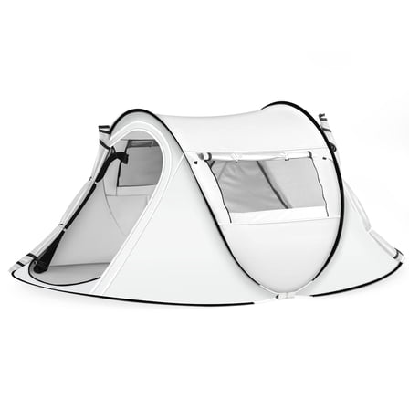 Camping Instant Tent, Easy Setup for Camping Hiking and Outdoor, White
