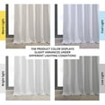 thumbnail image 3 of Whisper White Solid Cotton Blackout Curtain (1 Panel), Whisper White, 50W X 108L, 3 of 11