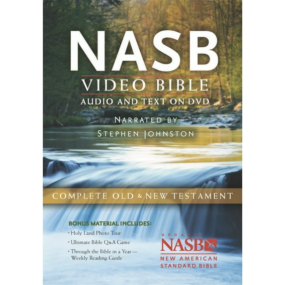 NASB Video Bible: Audio and Text On DVD (Voice Only)