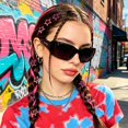 thumbnail image 3 of 18 Pcs Star Hair Clips Y2K Style Non-Slip Snap Hair Barrettes Assorted Sizes Hair Accessories Blue Metal Hair Clips for Girls Women(A), 3 of 7