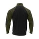 thumbnail image 4 of Blusa y camisa de manga larga con cuello alto para hombre, estilo casual, con estampado de palmeras color cacao, deportiva, con cuello alto, botones y patchwork, de poliéster., 4 of 5