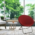 thumbnail image 4 of Housse de Chaise Ronde en Fibre de Polyester Extensible, Beige, 4 of 8