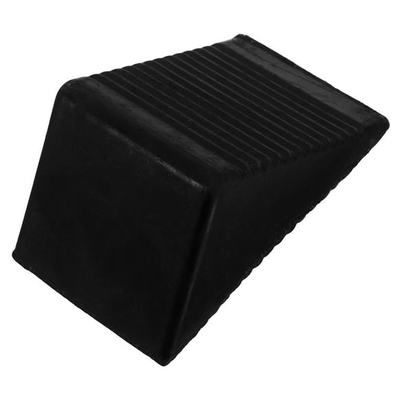 BRIGHTFUFU 1Set Vehicle Tire Wedge Black Chock Pads for Heavy Duty Use in Parking