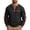 Black, variant on Men's Basic Turtleneck Long Sleeve Knit Casual Pullover Top for Sports and Leisure