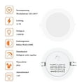 thumbnail image 3 of Downlights Led Recessed Ceiling Light For Living Room Kitchen, 3 of 4