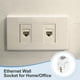 thumbnail image 4 of Paquete de 20 conectores RJ45 Cat 6, adaptador de acoplador Cat6 para cable Cat6, blanco, 4 of 6