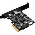 thumbnail image 1 of Carte d'Extension Usb3.2 Gen2 Type-c 10g Pcie 3.0 à Usb3.2 Express pour Windows Transmission Stable et Rapide pour Haute Vitesse, 1 of 1