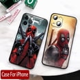 thumbnail image 5 of Funda de Deadpool divertida de Marvel para Apple iPhone, 15, 14, 13, 12, 11, Mini, XS, XR, X, 6S, 6 Pro, Max Plus, cubierta negra, 5 of 5