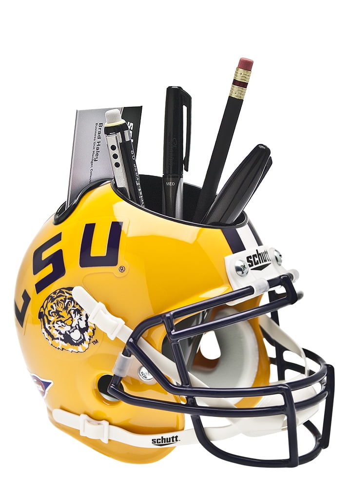 Schutt NCAA LSU Tigers Football Helmet Desk Caddy 
