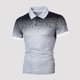 thumbnail image 1 of Kb Hombres Polo Hombres Camisa de manga corta Polo Contraste Color Polo Nueva ropa Verano Streetwear Casual Moda Hombres Topslight grey whiteAsia XXL 85-95 KG, 1 of 3