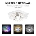 thumbnail image 3 of 9W Modern Crystal LED Ceiling Crystal Light 9W Bedroom Crystal Light Fixture Pendant Lamp Lighting Chandelier, 3 of 9