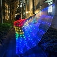thumbnail image 4 of BotaniNest LED Wing Dance Party With Telescopic Rods Fastening Adults Belly Dance Children For Stage Performances Carnival Parties, 4 of 7