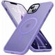 thumbnail image 1 of Entronix Funda Resistente y Magnética Compatible con iPhone 14 Pro: Protección Mate a Prueba de Golpes con Bordes Reforzados, Color Morado, 1 of 7