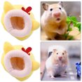 thumbnail image 3 of Casa para Dormir Cama Cálida Hámster Cachorro Gatito Perrera Suave Color Amarillo 2 Uds., 3 of 4