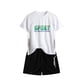 thumbnail image 1 of Odeerbi 3-14 Años Niños Trajes de Verano de Atletismo de Secado Rápido Deportes Correr Tops Pantalones Cortos Conjunto de Manga Corta Cuello Redondo Pantalones Cortos Traje, 1 of 5