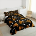 thumbnail image 3 of Feelyou Modern Motorcycle Print Bedding Comforter Set for Kid, Est Sleep Sports Twin Comforter Sets, Cartoon Stars Print Reversible Bedding Set, Microfiber Bedroom Decor, 2pcs, 3 of 8
