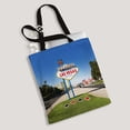 thumbnail image 2 of ABPHQTO Bienvenido a la fabulosa bolsa de lona con fuegos artificiales de Las Vegas Nevada Bolsa reutilizable Bolsas de la compra Bolsa de asas 36x41 cm, 2 of 2