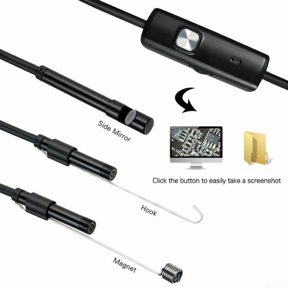 Pipe Inspection OTG Camera Endoscope Video Sewer Drain Cleaner Waterproof USB 