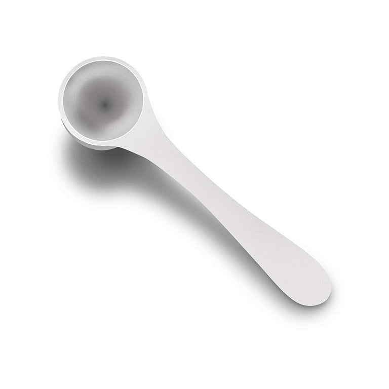 Plastic Measuring Scoop, (5 CC | 1 Teaspoon | 5 ml) Long Handle Spoons for Powders, Granules, Coffee, Pet Food, Baking Supplies, Protein and Other
