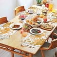 thumbnail image 2 of Pioneer Flower Floral Print Pattern Summer Placemats Table Placemats Set Of 4-Linen Kitchen Washable Placemats Table Mats 12x18 Inch Non-Slip Heat Resistant, 2 of 5