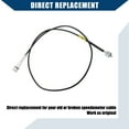thumbnail image 4 of Inner Speedometer Cable Assembly Manual Transmission for Miata Convertible 1990-1997 Silver Tone, 4 of 6