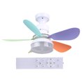 thumbnail image 1 of (B) Control Remoto 【】 Ventilador 5 Aspas Colores Ventilador Control Remoto Dividido E27 (empaquetada en Cartón Kraft Engrosado), 1 of 9