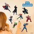 thumbnail image 4 of Marvel The Avengers Wall Decals – Set of 8 Hulk Iron Man Captain America Black Panther Removable Vinyl Stickers for Kids Bedroom Playroom Bathroom - Peel and Stick Room Décor, 4 of 7