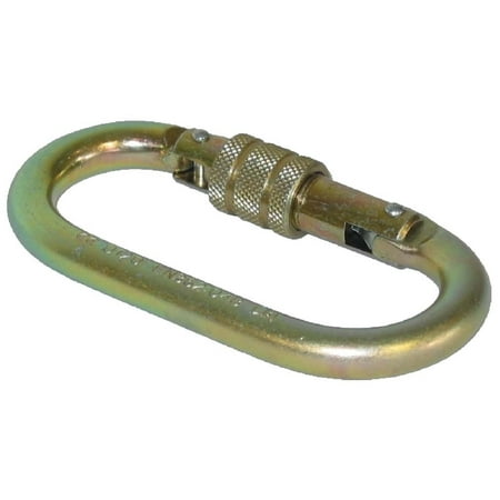 General Purpose Winch - PORTABLE WINCH Steel Oval Locking Carabiner #078013