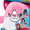 Pink Kitty, variant on Huggle Pets Blue Puppy Animal Hoodie Sweatshirt and Plush Toy, As Seen on TV